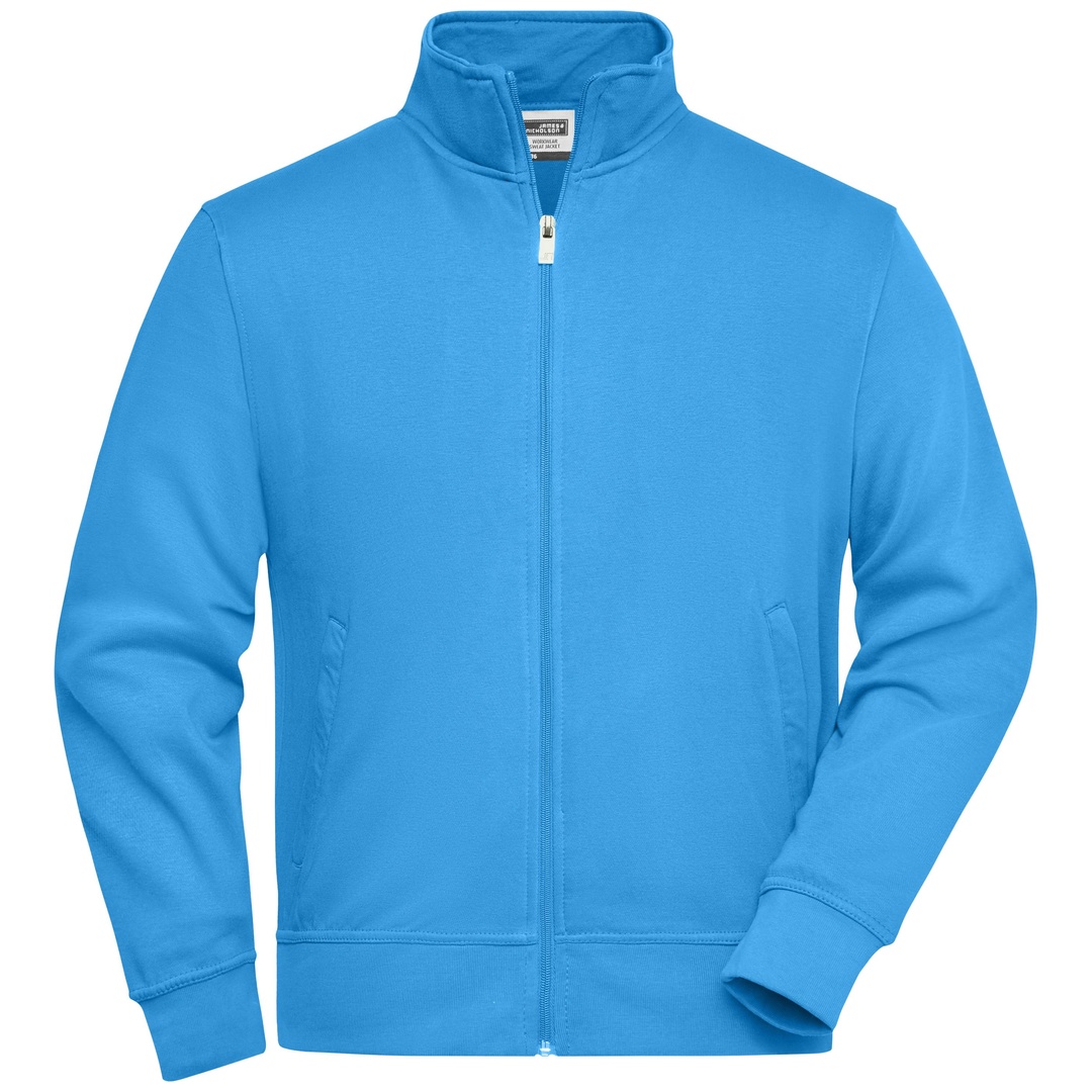 James & Nicholson Sweatjacke JN836 Gr. 4XL aqua