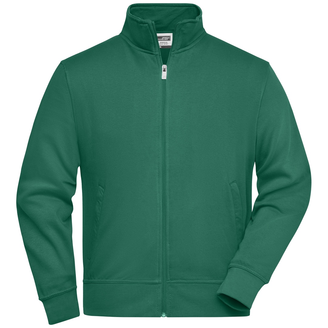 James & Nicholson Sweatjacke JN836 Gr. L dark-green