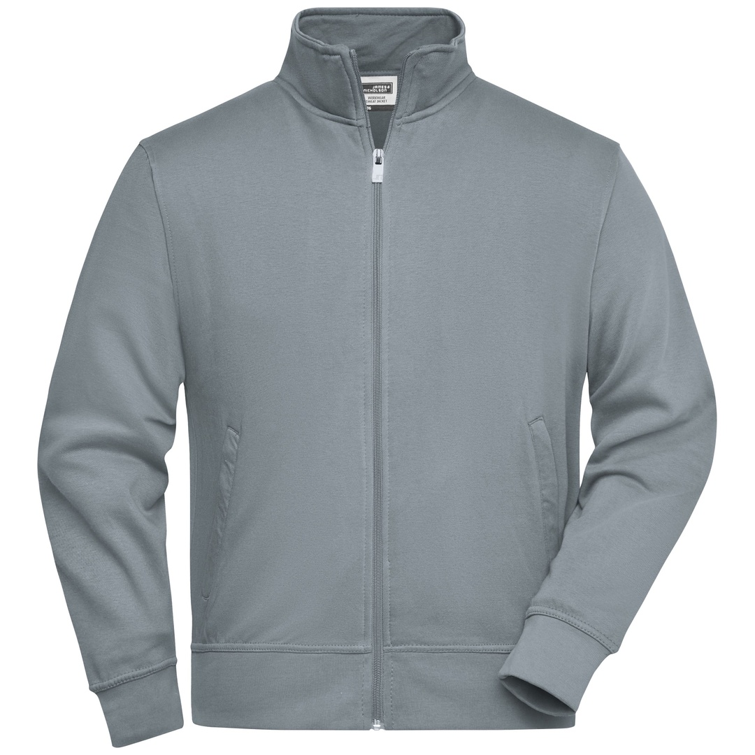 James & Nicholson Sweatjacke JN836 Gr. 4XL dark-grey