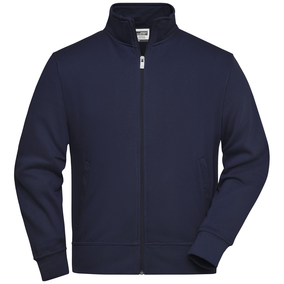 James & Nicholson Sweatjacke JN836 Gr. 6XL navy