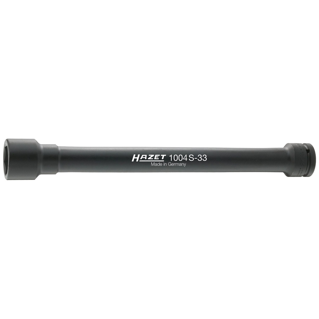 Hazet Schlag-Maschinenschrauber Steckschlüsseleinsatz 1004S-33, 3/4 (20 mm) Vierkant hohl, Außen Sechskant Profil, SW 33 mm
