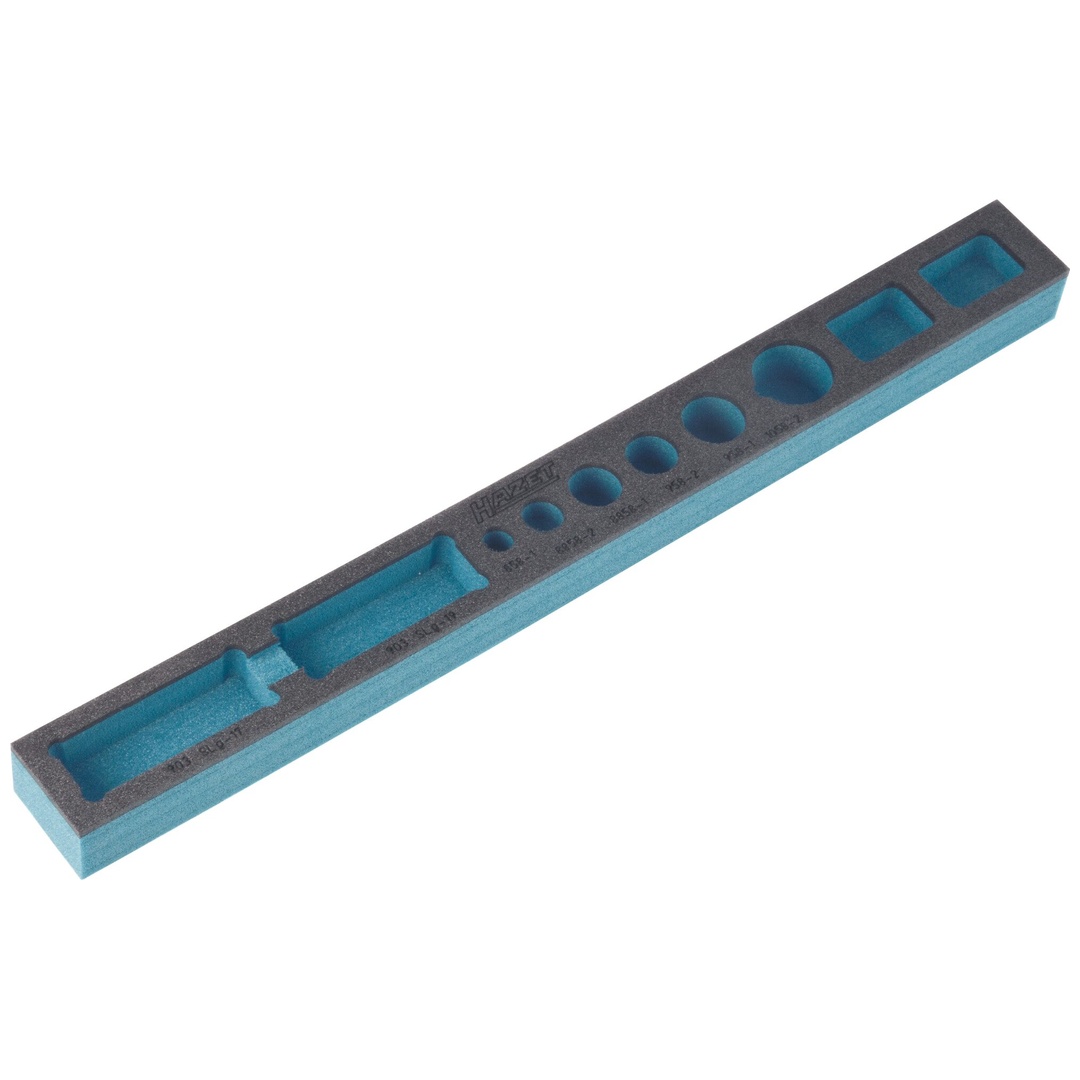 Hazet 2-Komponenten Weichschaumeinlage 163-131L, (LxB) 519 x 50 mm