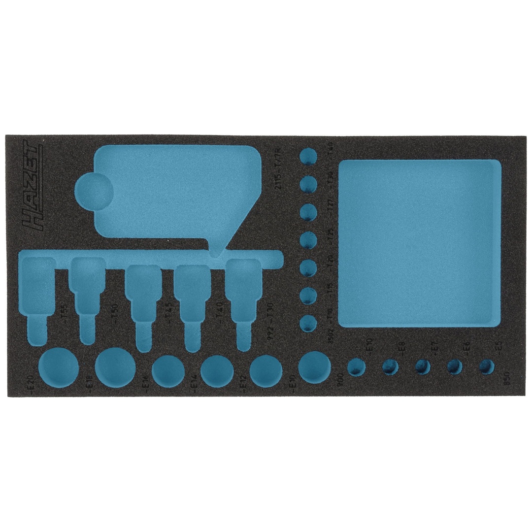 Hazet 2-Komponenten Weichschaumeinlage 163-192L, (LxB) 342 x 172 mm