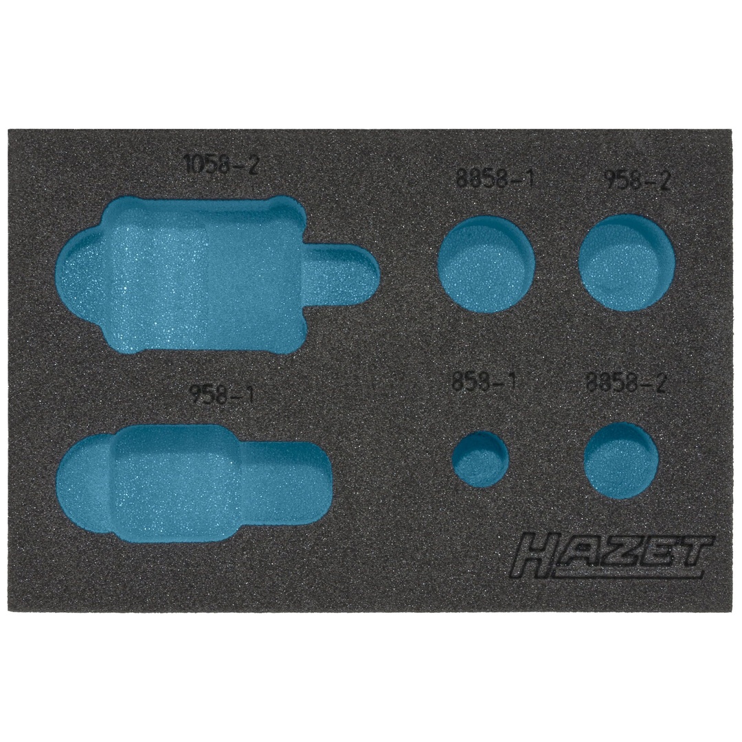 Hazet 2-Komponenten Weichschaumeinlage 163-217L, (LxB) 172 x 114 mm