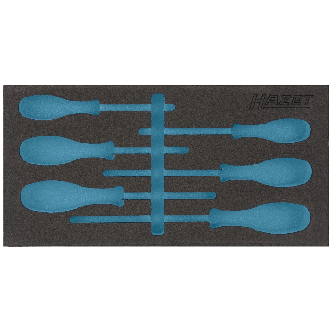 Hazet 2-Komponenten Weichschaumeinlage 163-265L, (LxB) 342 x 172 mm