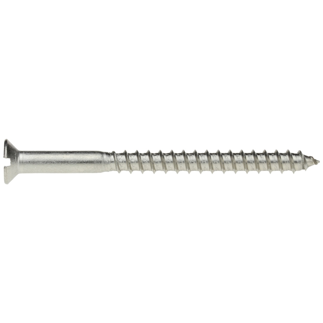 Reidl DIN 97 Holzschrauben, 5 x 70 A2 blank, Senkkopf mit Schlitz
