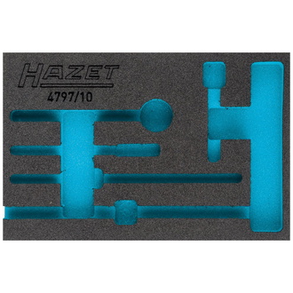 Hazet 2-Komponenten Weichschaum-Einlage für Art.Nr. 4797/10, 1/9 (172 x 114 mm) / für Hazet 165-S