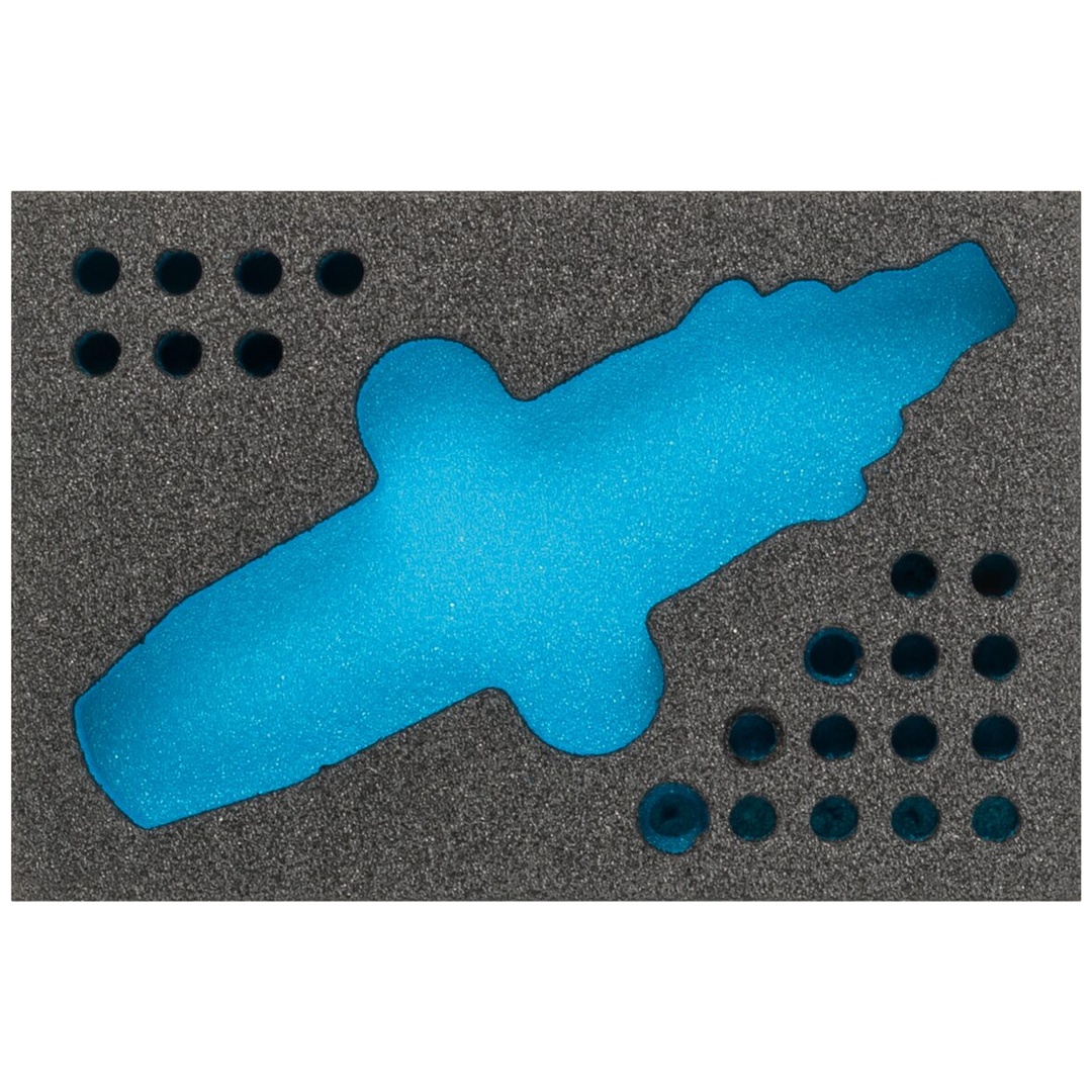 Hazet 2-Komponenten Weichschaumeinlage 163-333L, (LxB) 172 x 114 mm