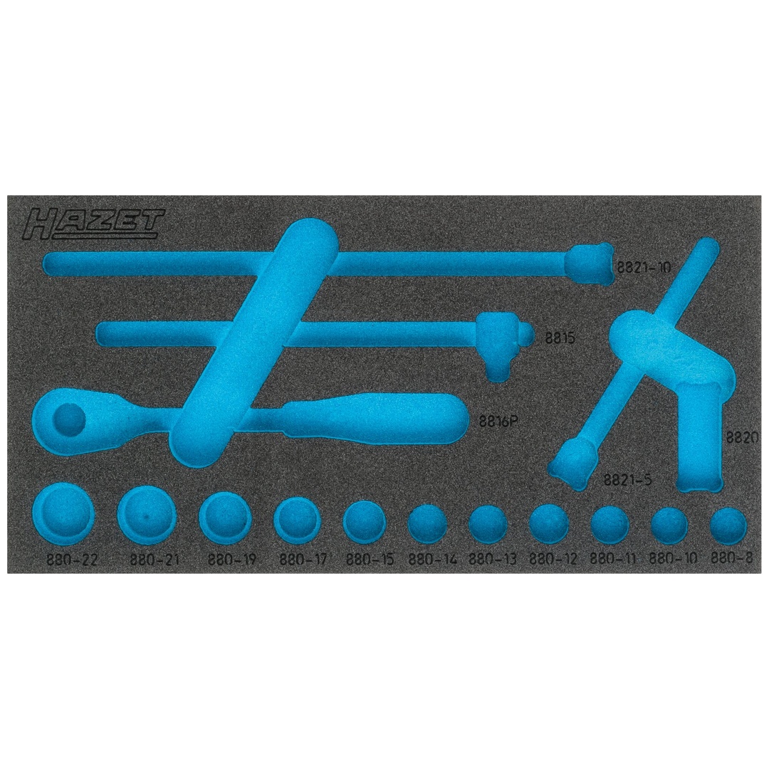 Hazet 2-Komponenten Weichschaumeinlage 163-334L, (LxB) 342 x 172 mm