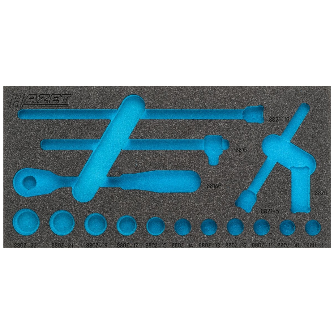 Hazet 2-Komponenten Weichschaumeinlage 163-335L, (LxB) 342 x 172 mm