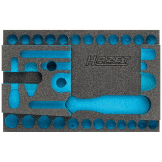 Hazet 2-Komponenten Weichschaum-Einlage für Art.Nr. 854, 1/9 (172 x 114 mm) / für Hazet 165-S