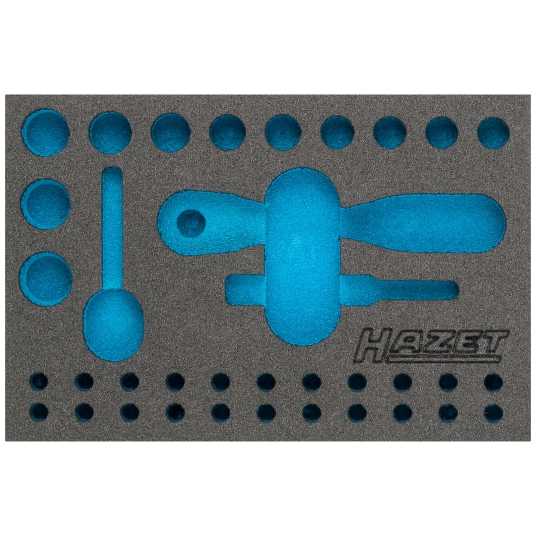 Hazet 2-Komponenten Weichschaumeinlage 163-341L, (LxB) 172 x 114 mm