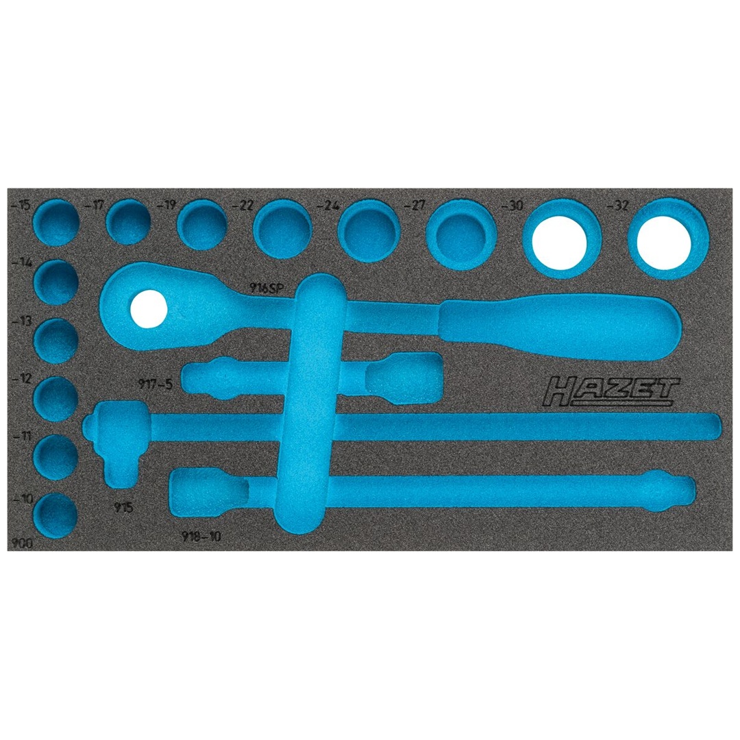 Hazet 2-Komponenten Weichschaumeinlage 163-358L, (LxB) 342 x 172 mm