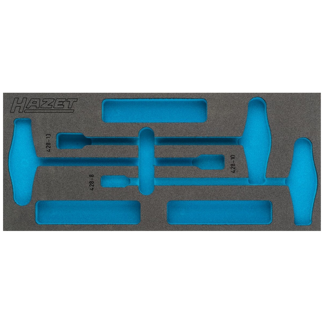 Hazet 2-Komponenten Weichschaumeinlage 163-382L, (LxB) 392 x 172 mm
