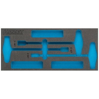 Hazet 2-Komponenten Weichschaum-Einlage für Art.Nr. 163-382/3, 1/3+ (172 x 392 mm)