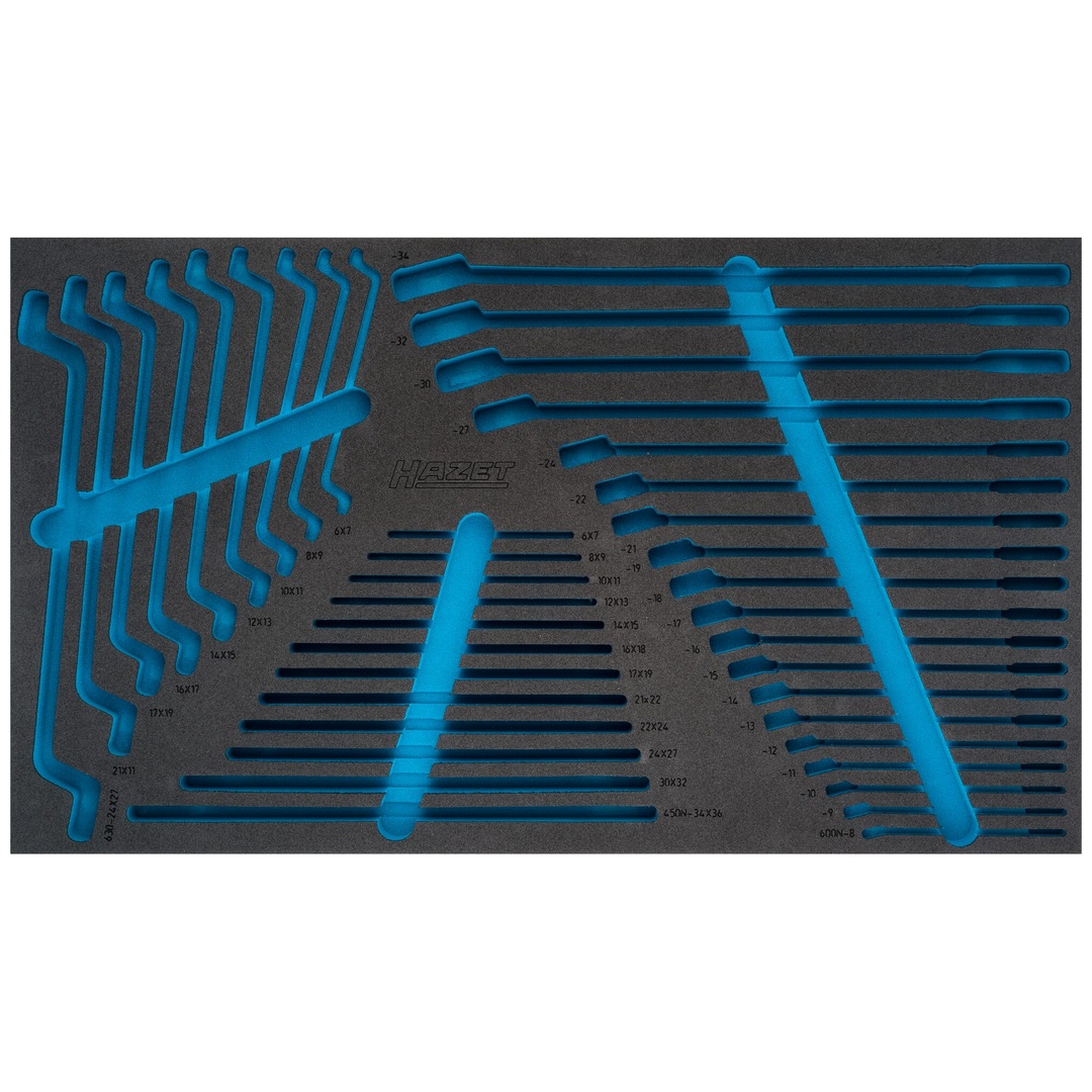 Hazet 2-Komponenten Weichschaumeinlage 163-478L, (LxB) 691 x 392 mm