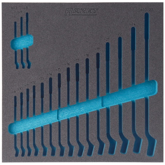 Hazet 2-Komponenten Weichschaum-Einlage für Art.Nr. 163-99/18, 2/3 (344 x 342 mm)