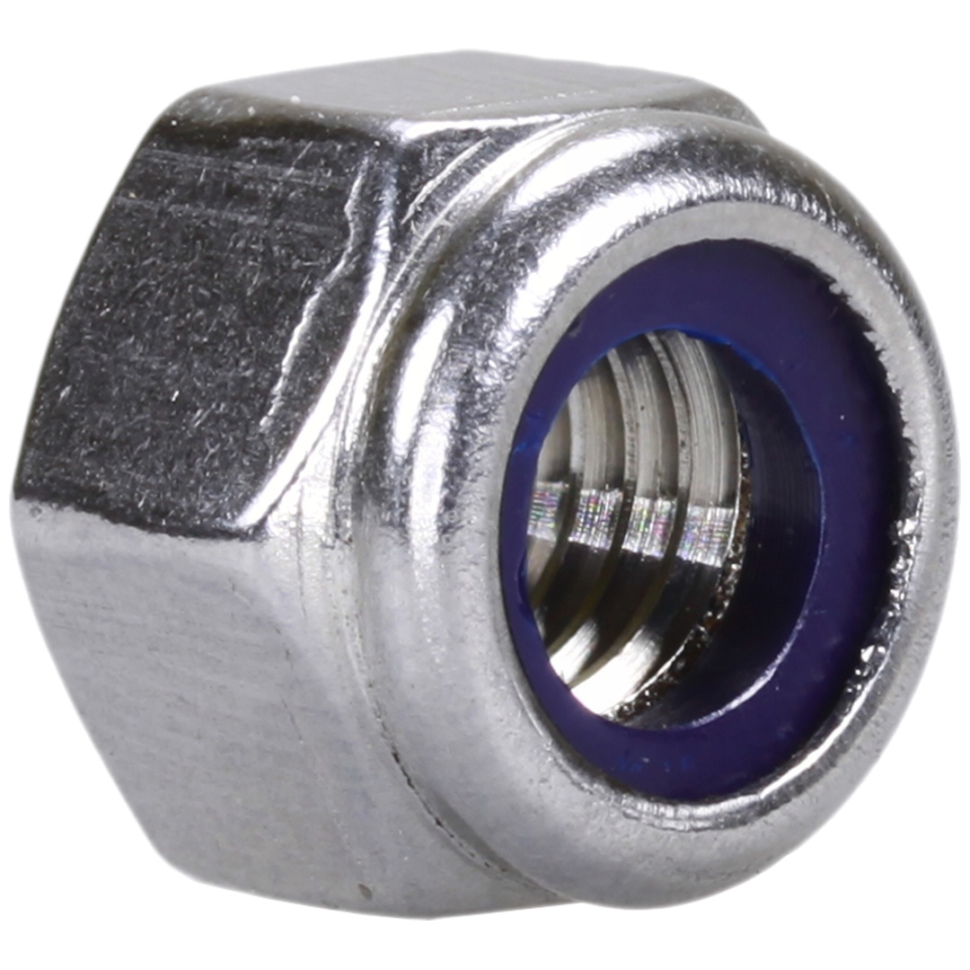 Reidl DIN 982 Sechskantmuttern mit Klemmteil M 10, A2 blank, hohe Form, nichtmetall. Einsatz