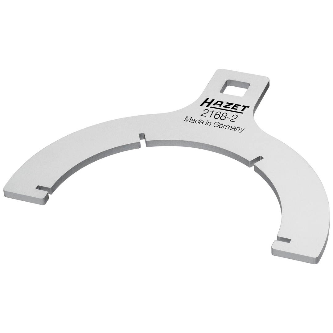 Hazet Kraftstofffilter-Lösewerkzeug 2168-2, 1/2 (12,5 mm) Vierkant hohl, Rillenprofil, 160 mm