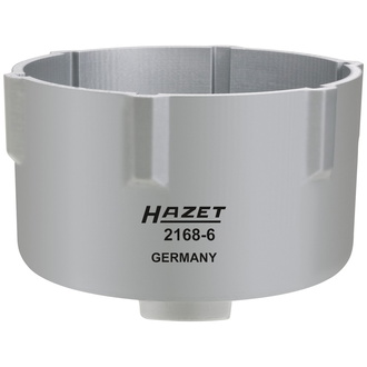 Hazet Kraftstofffilter-Lösewerkzeug, Vierkant hohl 10 mm (3/8"), Rillenprofil, 117.5 mm