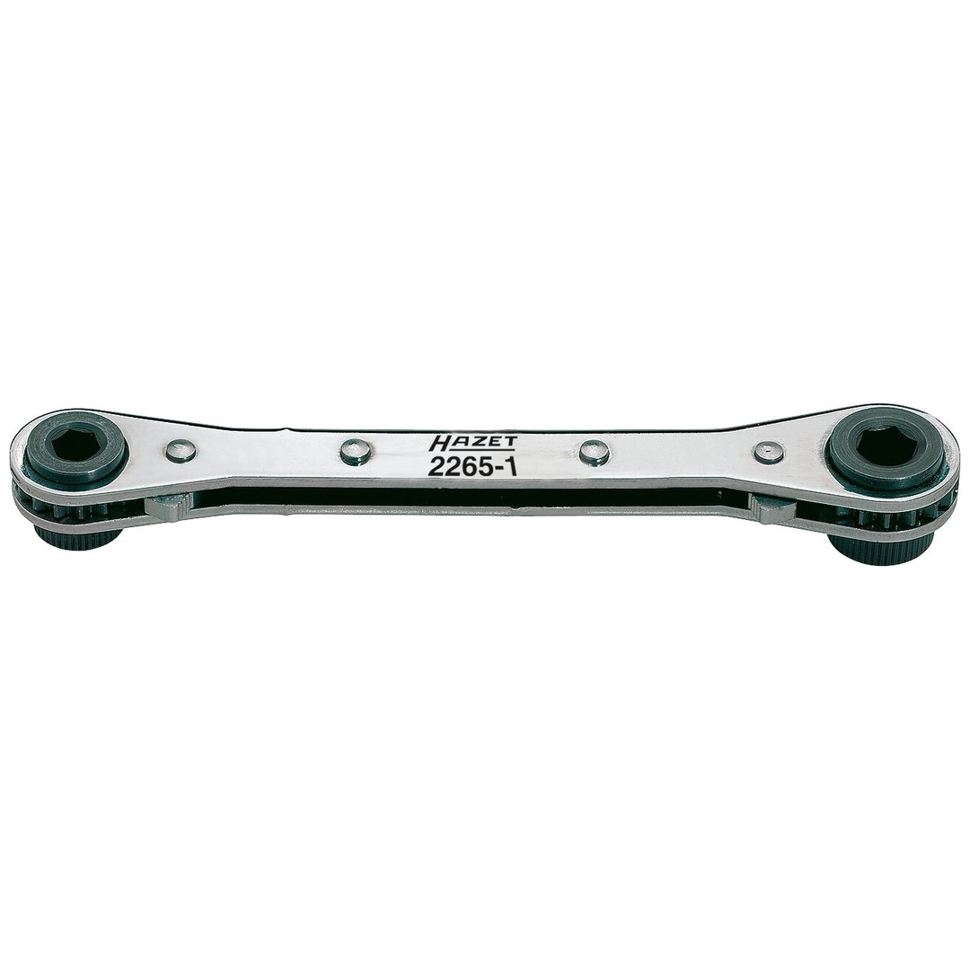 Hazet Umschaltknarre für Bits 1/4 (6,3 mm) Sechskant hohl, 5/16 (8 mm) Sechskant hohl, Länge 140 mm