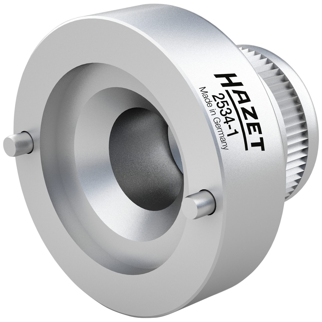 Hazet Klemmscheiben-Betätigungswerkzeug 2534-1, 1/4 (6,3 mm) Vierkant hohl, Zapfenprofil massiv, Länge 22 mm