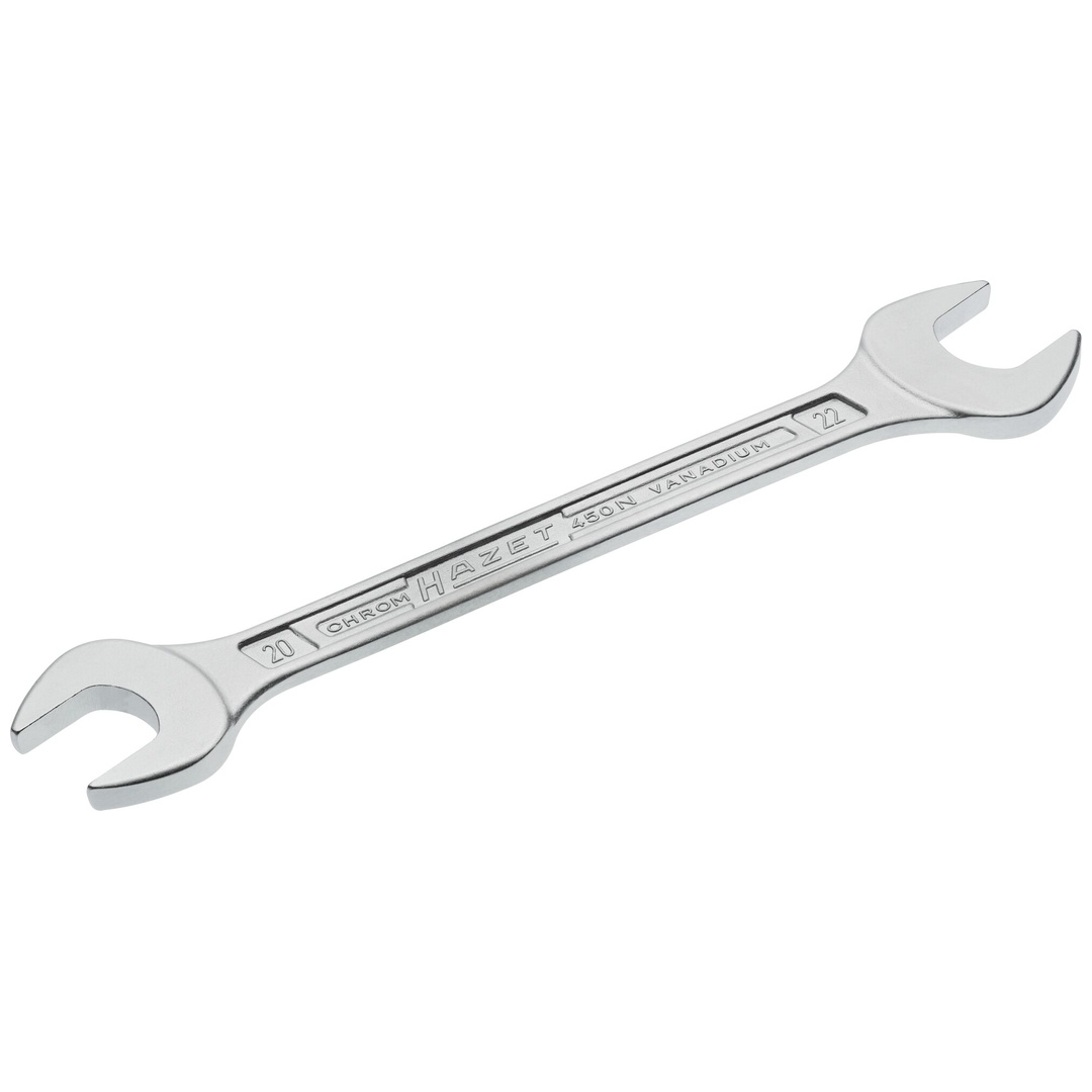Hazet Doppel-Maulschlüssel Außen Sechskant Profil, SW 20 x 22 mm