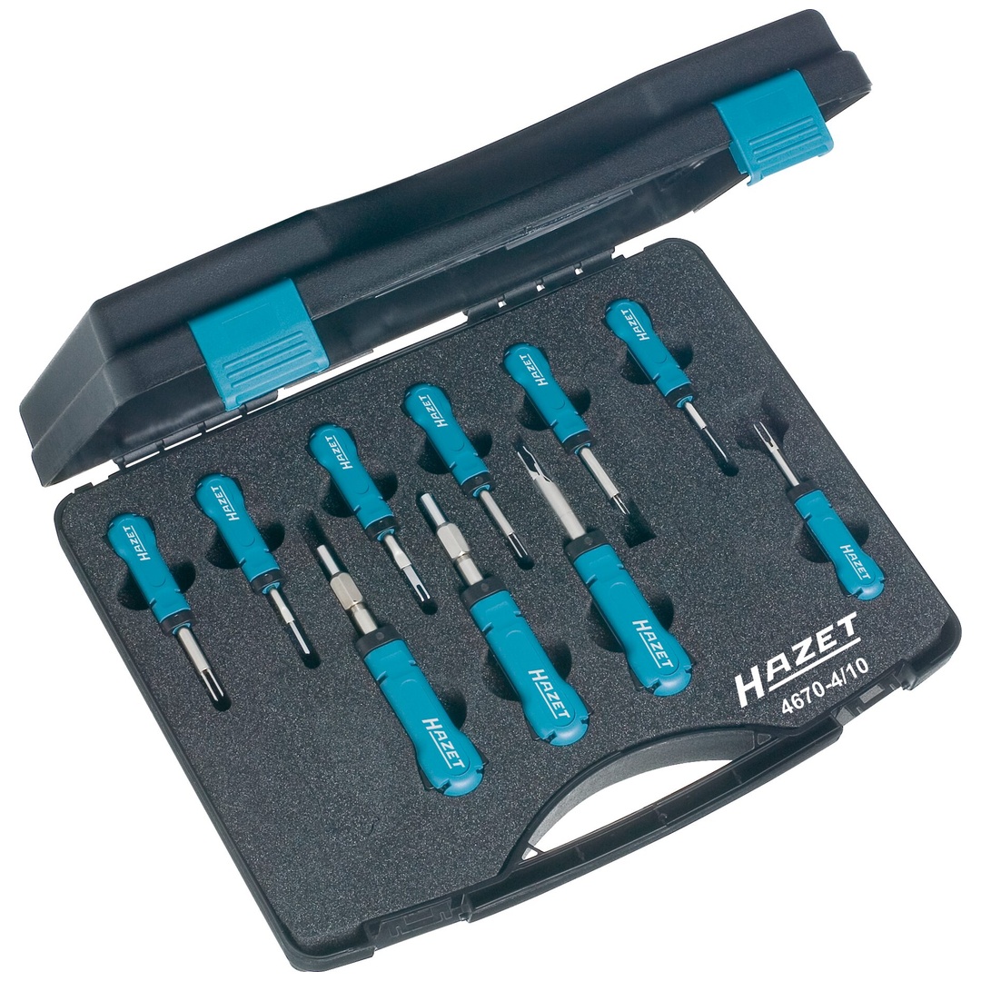 Hazet Kabelentriegeler Sortiment 4670-4/10, 10-tlg.