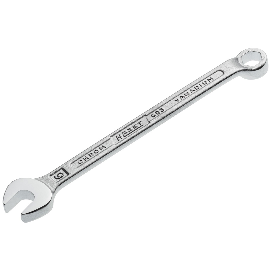 Hazet Ring-Maulschlüssel 603-6, Außen Sechskant-Tractionsprofil, SW 6 mm