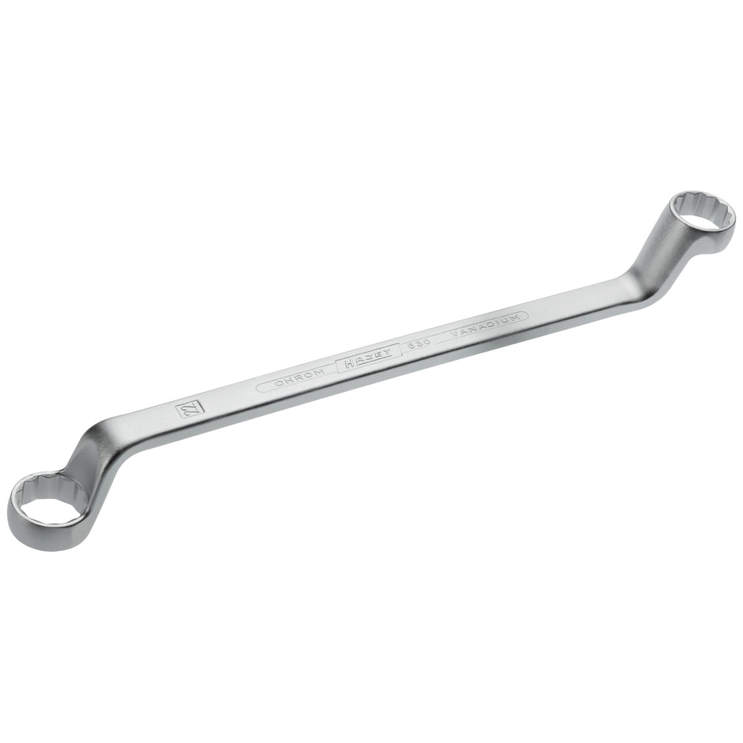 Hazet Doppel-Ringschlüssel Außen Doppelsechskant-Tractionsprofil, SW 20 x 22 mm