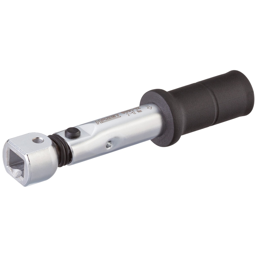 Hazet Drehmomentschlüssel 2 - 12 Nm, Genauigkeit: 2%, 9 x 12 mm Einsteck-Vierkant hohl, Länge 124 mm
