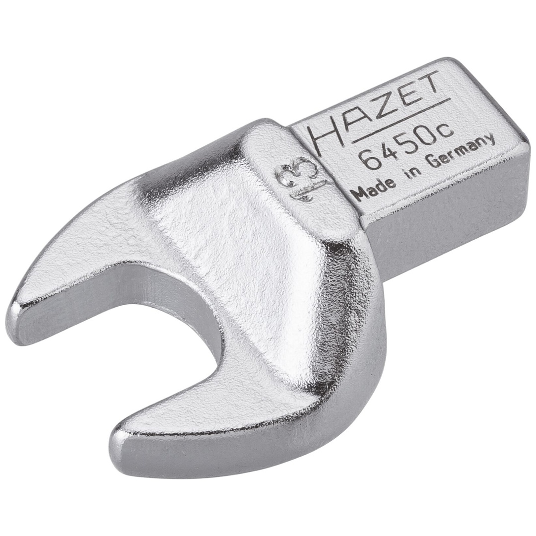 Hazet Einsteck-Maulschlüssel 9 x 12 mm Einsteck-Vierkant massiv, Außen Sechskant Profil, SW 13 mm