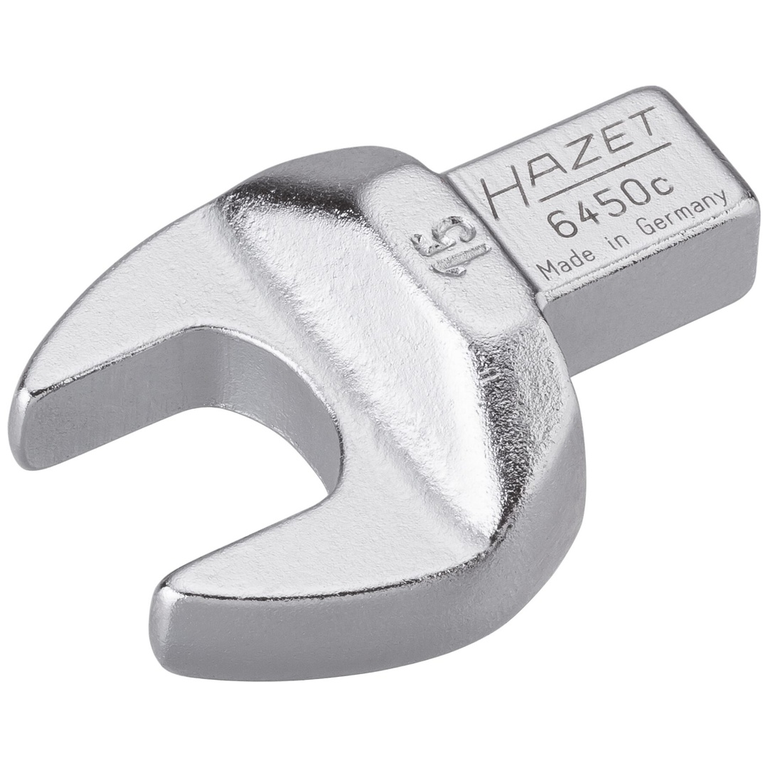 Hazet Einsteck-Maulschlüssel 9 x 12 mm Einsteck-Vierkant massiv, Außen Sechskant Profil, SW 15 mm
