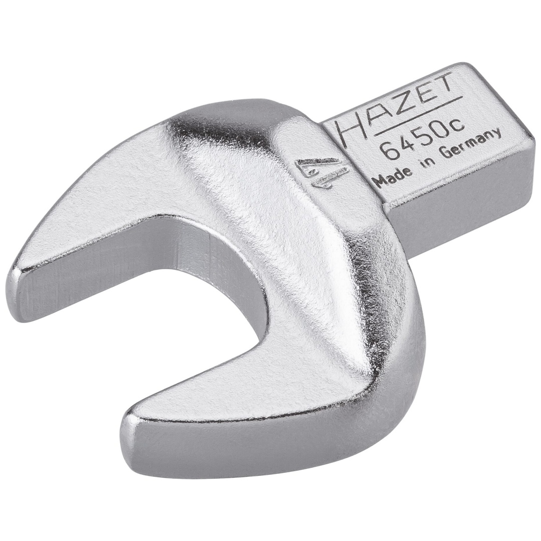 Hazet Einsteck-Maulschlüssel 9 x 12 mm Einsteck-Vierkant massiv, Außen Sechskant Profil, SW 17 mm