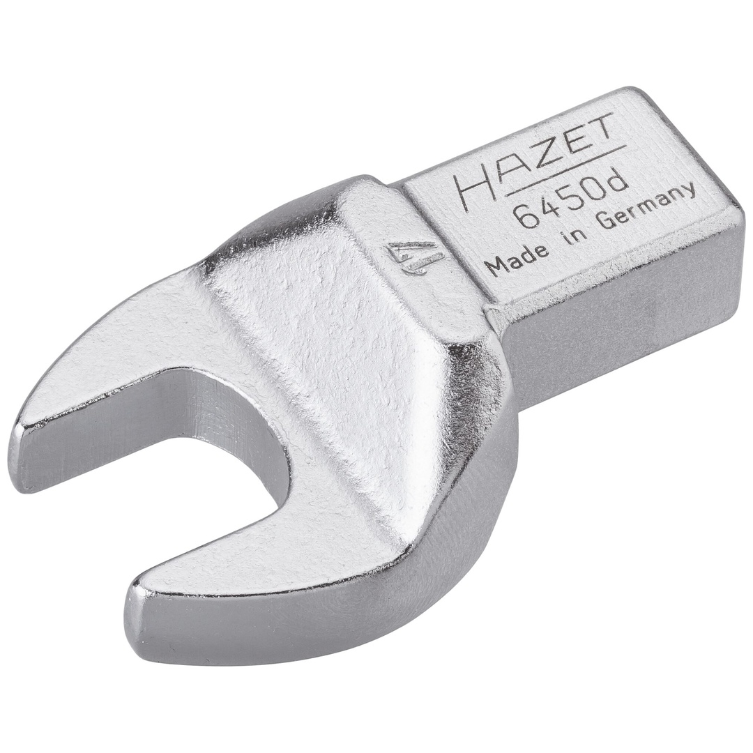 Hazet Einsteck-Maulschlüssel 14 x 18 mm Einsteck-Vierkant massiv, Außen Sechskant Profil, SW 17 mm