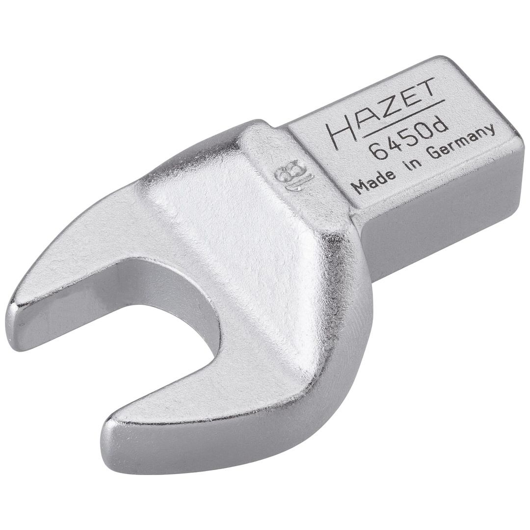 Hazet Einsteck-Maulschlüssel 14 x 18 mm Einsteck-Vierkant massiv, Außen Sechskant Profil, SW 18 mm