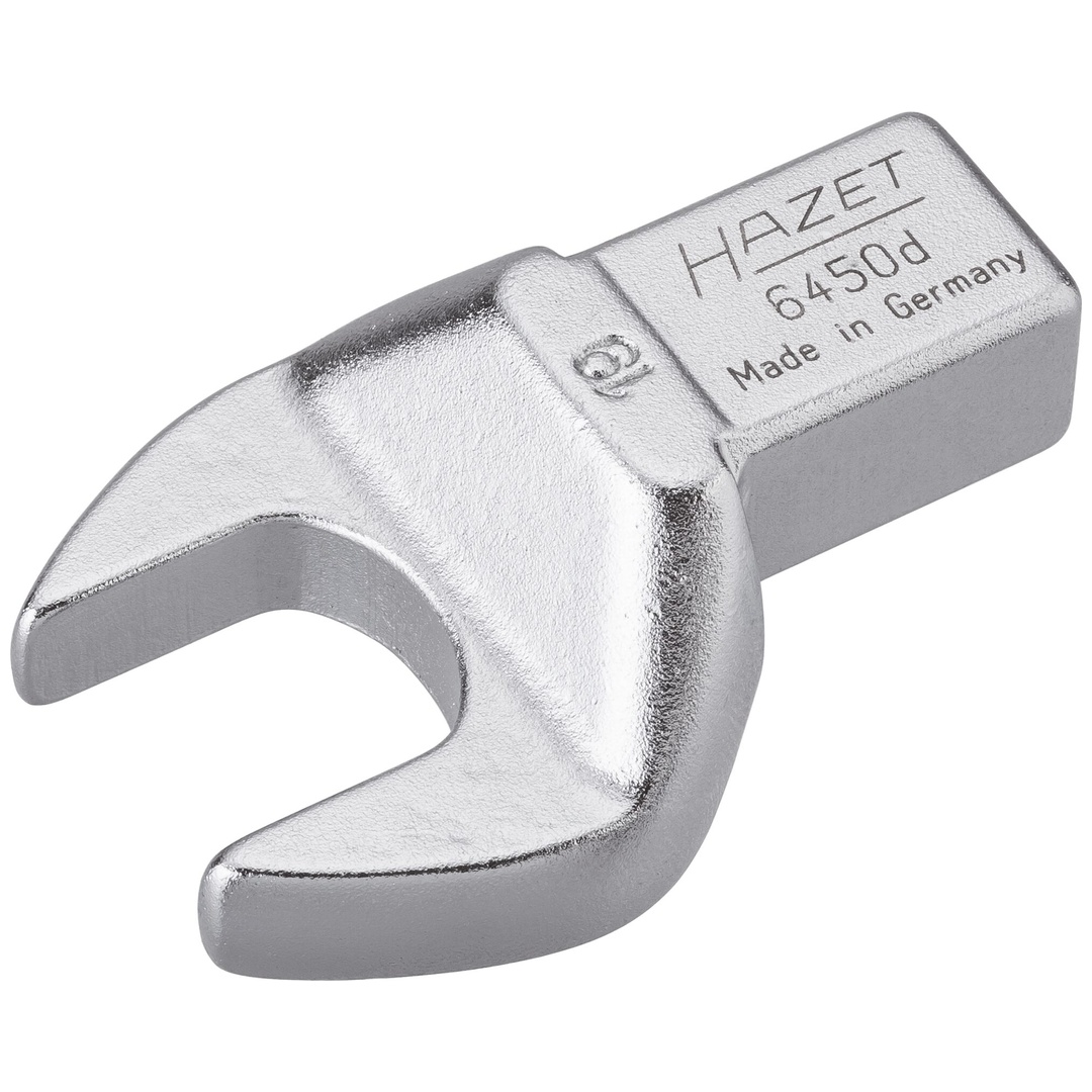 Hazet Einsteck-Maulschlüssel 14 x 18 mm Einsteck-Vierkant massiv, Außen Sechskant Profil, SW 19 mm