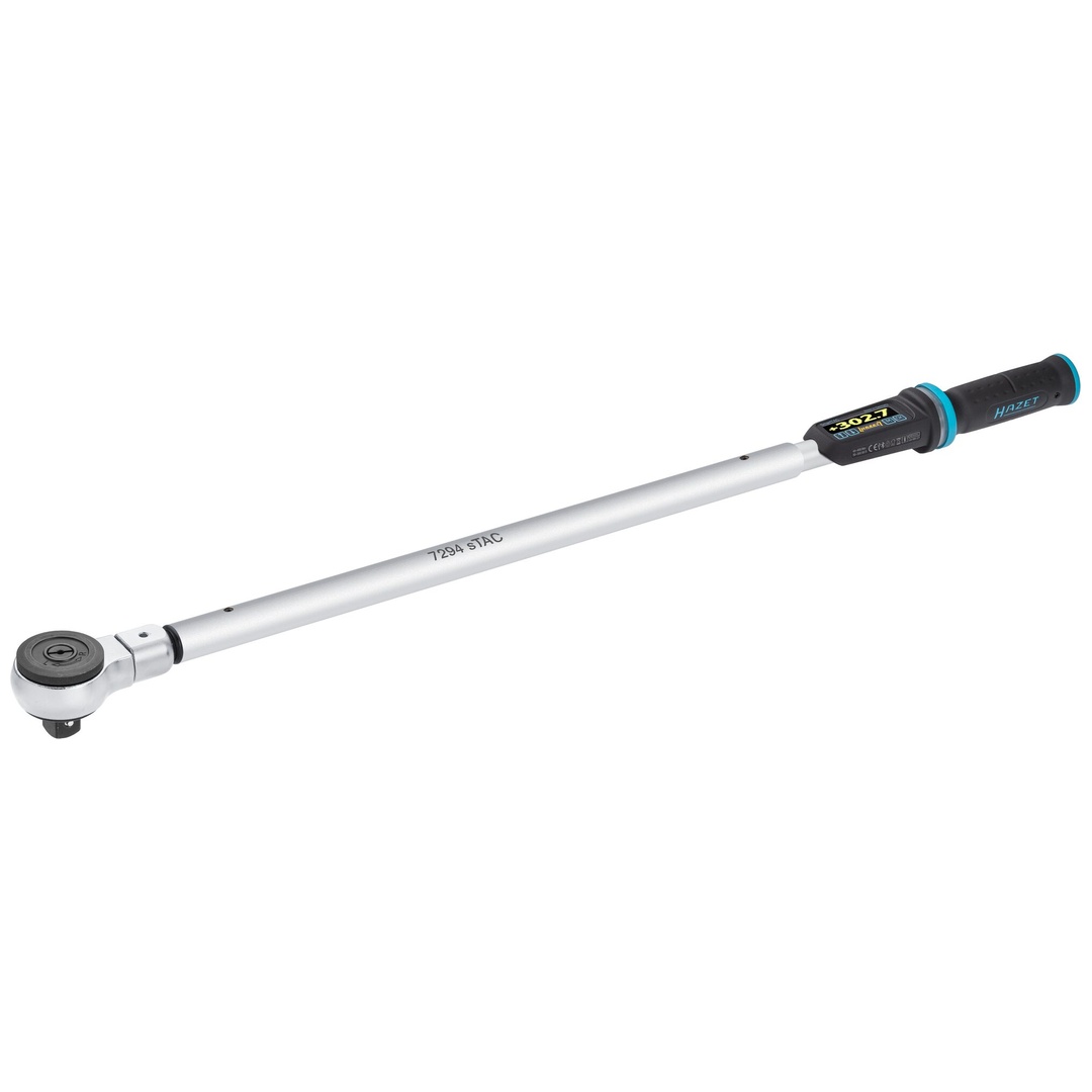 Hazet Elektronischer Drehmoment-/Drehwinkelschlüssel 40 - 400 Nm, lbf: 30 - 300 lbf.ft Genauigkeit: 1%, 14 x 18 mm Einsteck-Vierkant hohl, 3/4 (20 mm