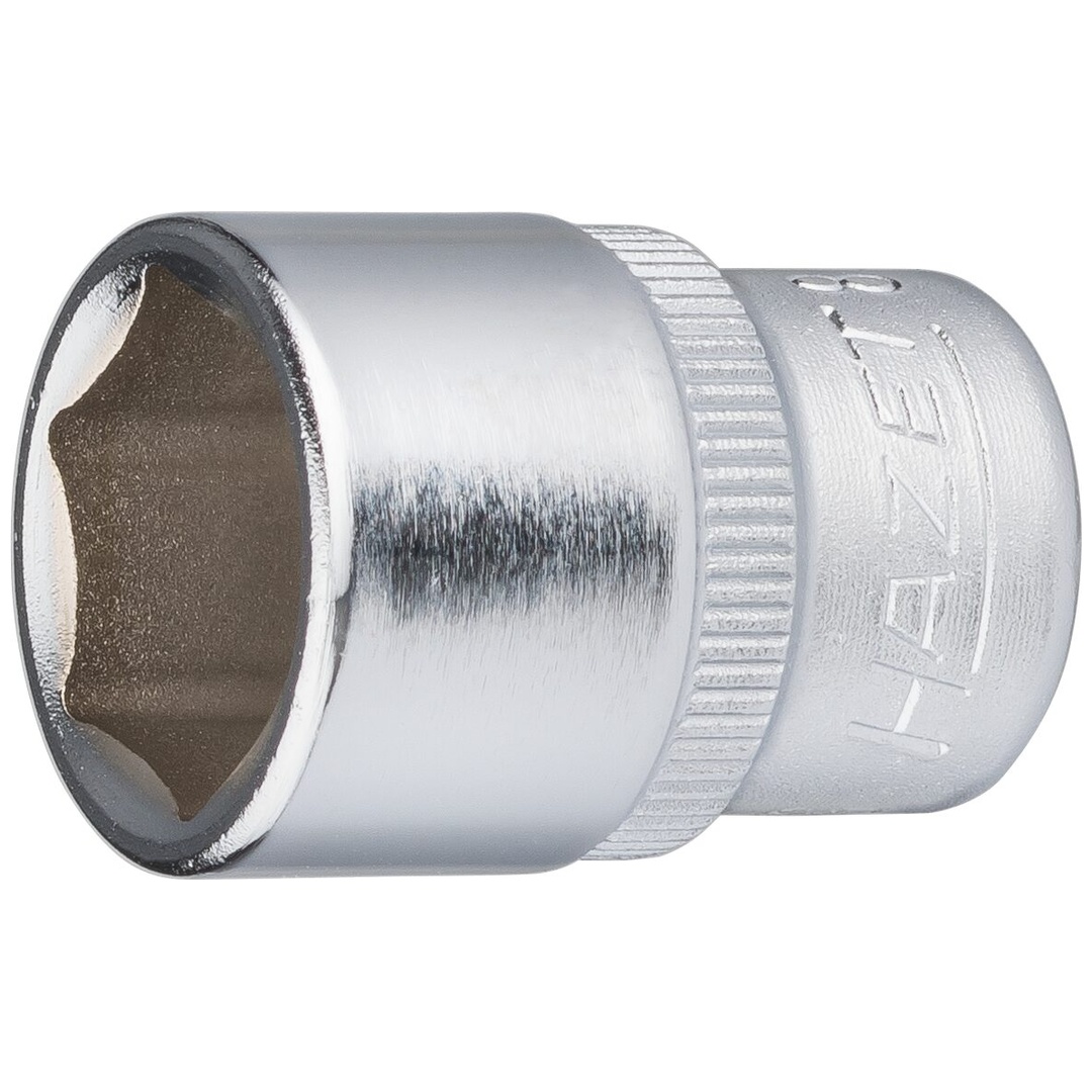 Hazet Steckschlüsseleinsatz 850-13, 1/4 (6,3 mm) Vierkant hohl, Außen Sechskant-Tractionsprofil, SW 13 mm