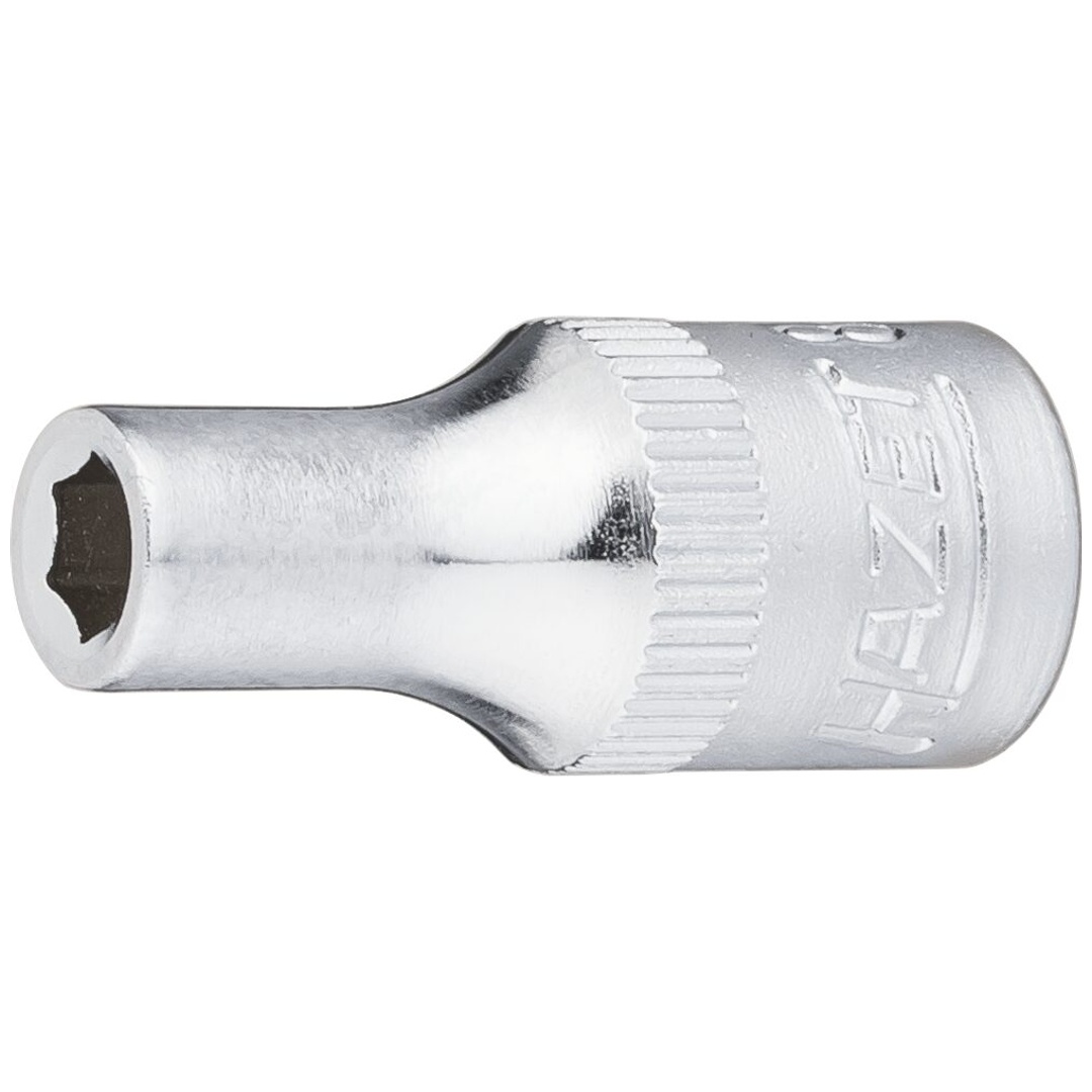 Hazet Steckschlüsseleinsatz 850-4, 1/4 (6,3 mm) Vierkant hohl, Außen Sechskant-Tractionsprofil, SW 4 mm