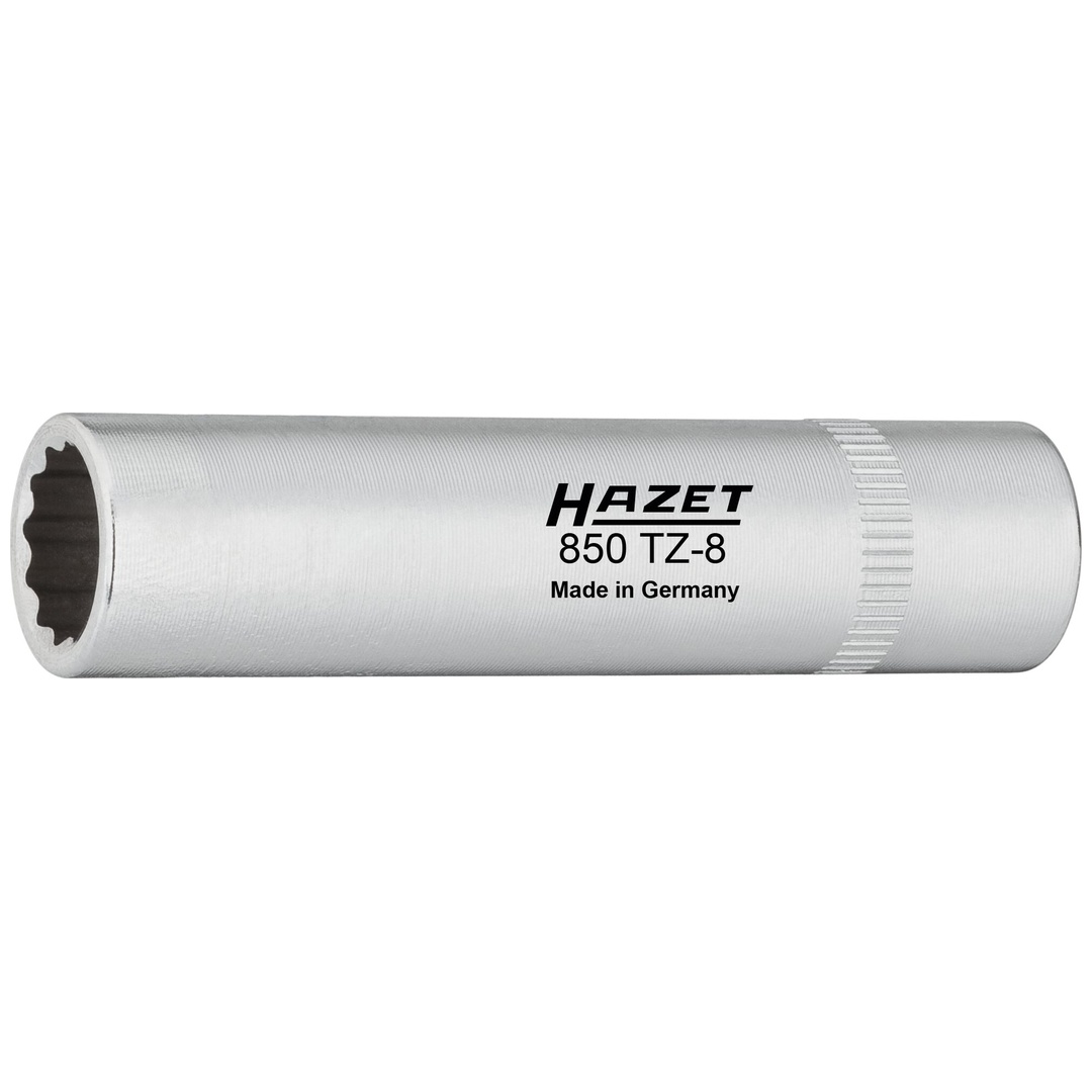 Hazet Kettenkastenverkleidungs-Einsatz 1/4 (6,3 mm) Vierkant hohl, Außen Doppelsechskant-Tractionsprofil, SW 8 mm