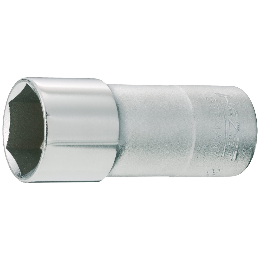 Hazet Zündkerzen Steckschlüsseleinsatz 880AKF, 3/8 (10 mm) Vierkant hohl, Außen Sechskant Profil, SW 16 mm, 5/8