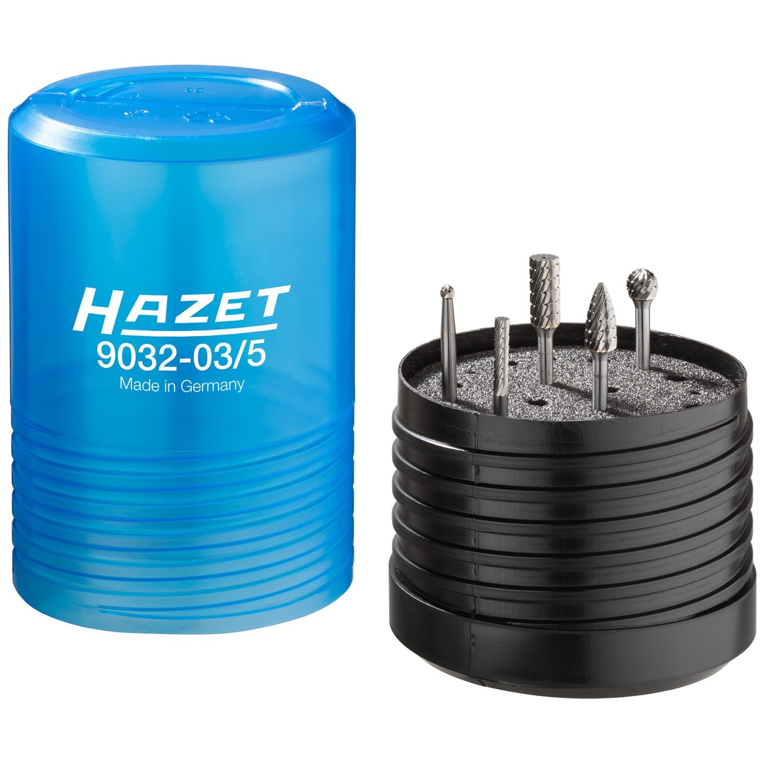 Hazet Hartmetall Frässtift Satz, 3 mm 9032-03/5, 5-tlg.