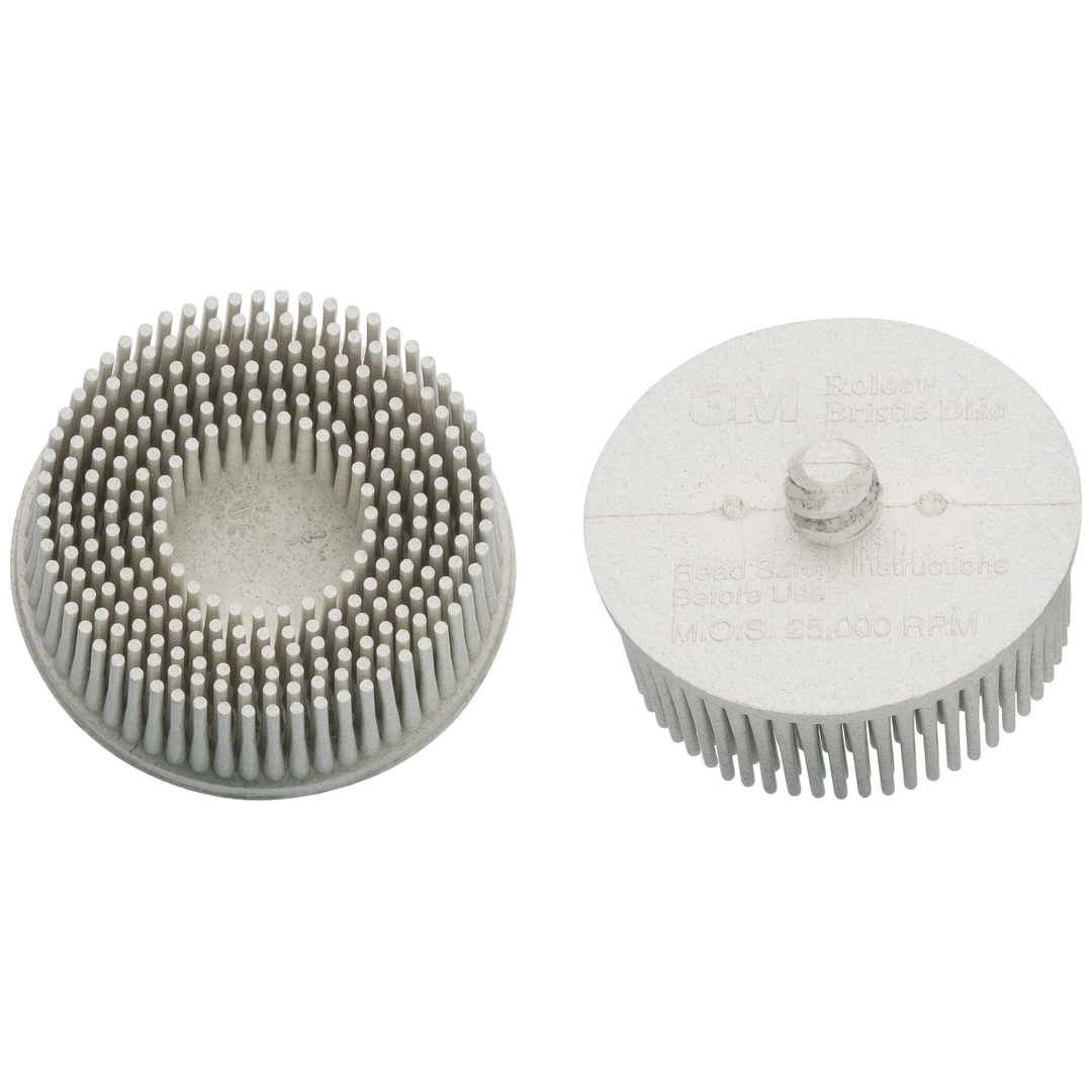 Hazet Ersatz Borstenschleifer Satz, weiß, 2-tlg.∙ Roloc Schnellwechselsystem, Ø 50 mm 9033-11-0120/2