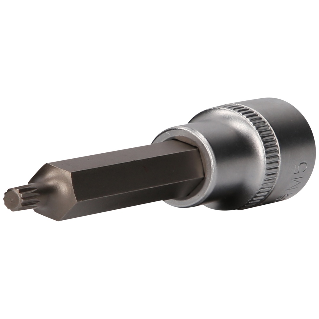 Brilliant Tools 1/2 Vielzahn-Bit-Stecknuss, 100 mm lang, M5