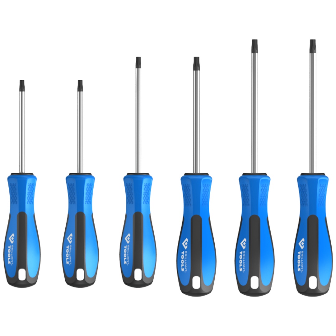 Brilliant Tools Schraubendreher-Satz, 6-tlg., TX