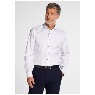 Eterna Herren Hemd Slim Fit 1/1 Arm 8819-00-F142 AL: 67 cm Gr. 38 weiß