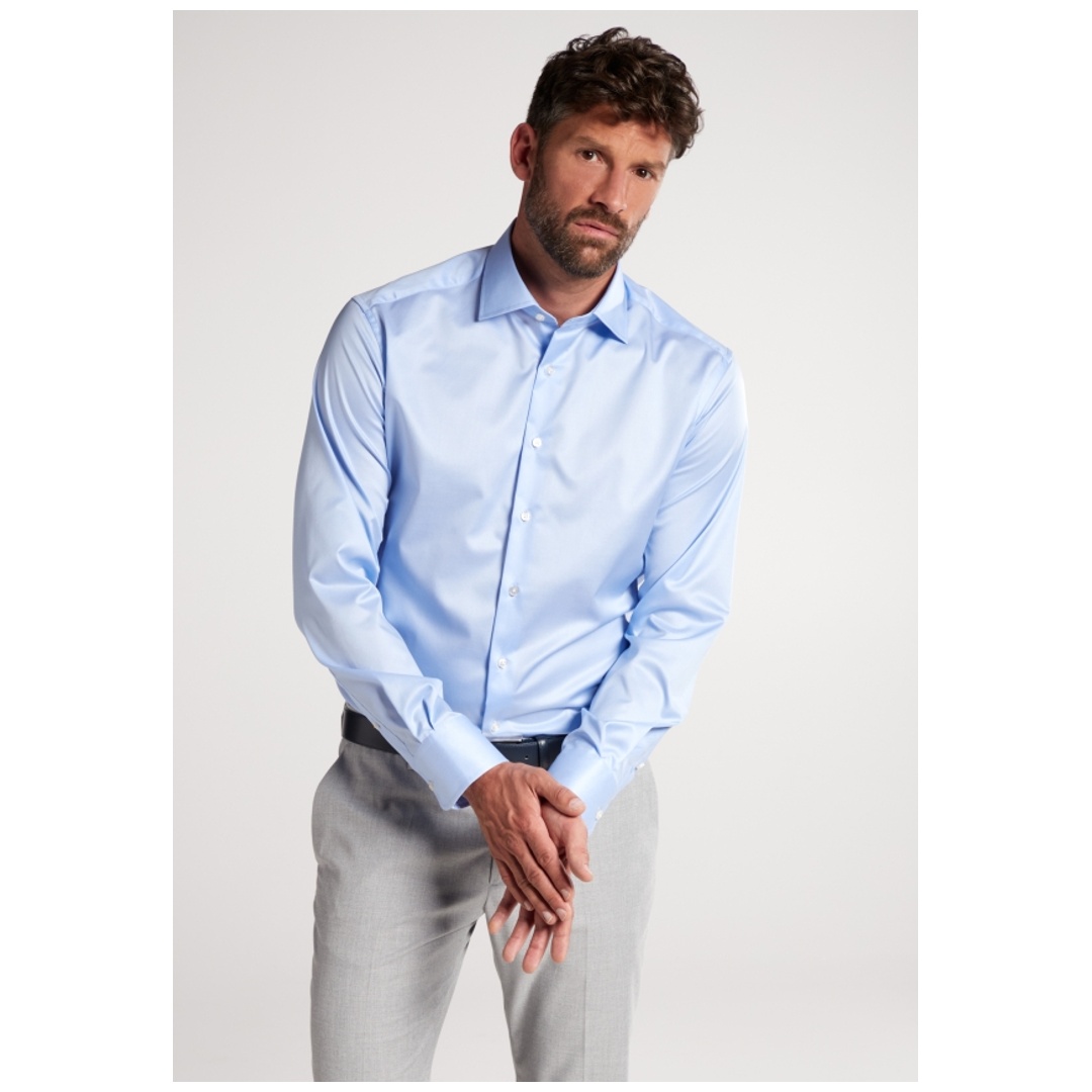 Eterna Hemd 1863 Premium Modern Fit 8005-10-X687 Gr. 46 blau
