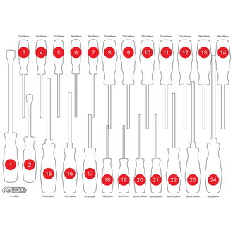 KS Tools Leere Schaumstoffeinlage zu 811.0024