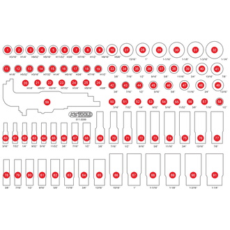 KS Tools Leere Schaumstoffeinlage zu 811.0099